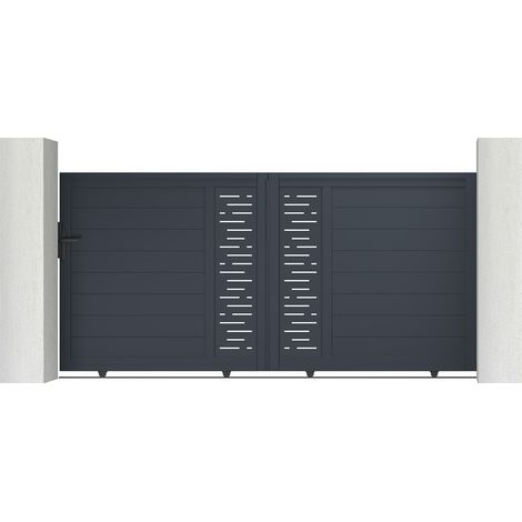 Puerta corredera de aluminio 3,5m ARLBERG 350 x 140 cm (1/4)