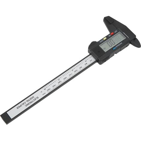 Étrier numérique en fibre de carbone 0-150mm avec affichage LCD électronique