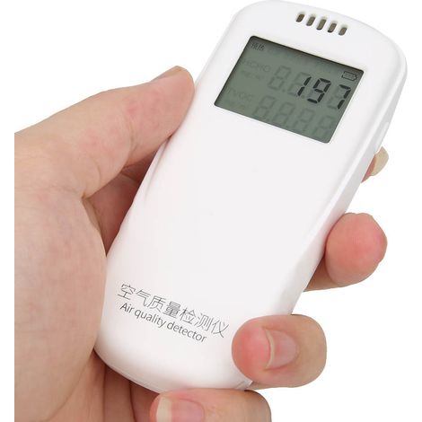Détecteur numérique LCD de formaldéhyde (HCHO) et de COVT (composés organiques volatils totaux), appareil de mesure et de test de la qualité de l'air intérieur. (1/5)