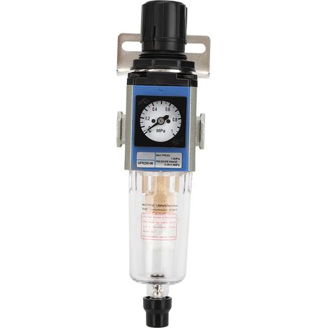 Régulateur de pression pneumatique GFR200-08 G1/4 pouce, vanne mécanique série G, accessoire industriel en alliage d'aluminium pour outil pneumatique. (1/5)