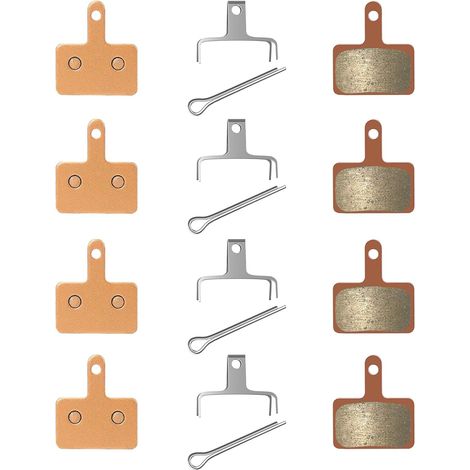 Lot de 4 Plaquettes de frein, Semi-métal, Haute résistance, Pour Deore TRP Tektro, Vélo électrique (1/5)