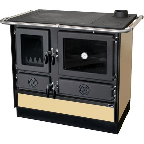 Cocina de leña Magnum 107 cm 5 colores a elegir - Color: Crema (1/5)