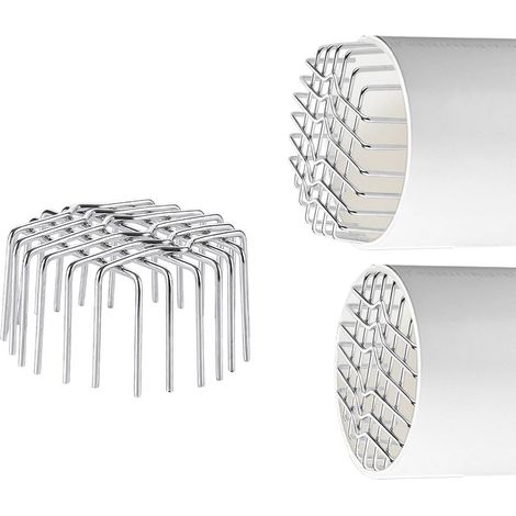 Couverture de vidange, maille anti-rongeurs en acier inoxydable 304, grille d'aération d'évacuation de salle de bain, filtre de vidange de sol en PVC pour tuyau d'égout de hotte aspirante (Tube de 180 (1/5)
