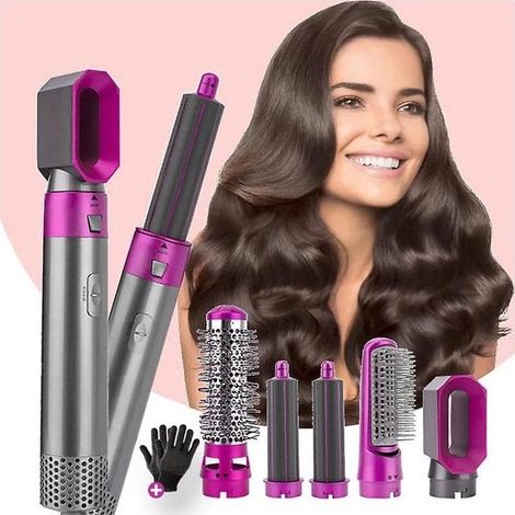 Airstyler 5 en 1, brosse soufflante multifonction avec sèche-cheveux et accessoires de coiffure (1/2)