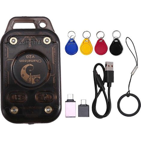 Chameleon V2.0 RFID-Chip-Lesegerät-Emulator + 4XCUID-Schlüsselanhänger 125 kHz 13,56 MHz, Kartendekodierung, Chameleon NFC-Duplikator (1/5)