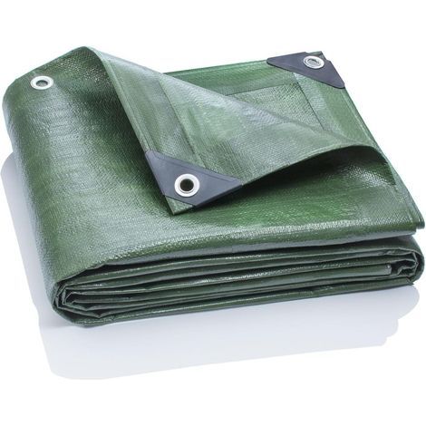 1 Bâche De Protection 2x2m Œillets Aluminium Résistante UV Jardin Moto (1/5)