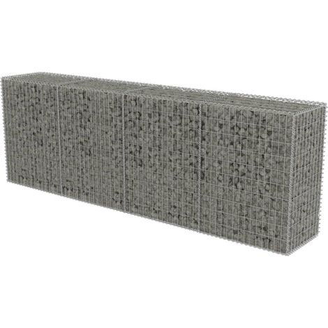 Mur en gabion avec couvercles Acier galvanisé 300 x 50x100 (1/5)
