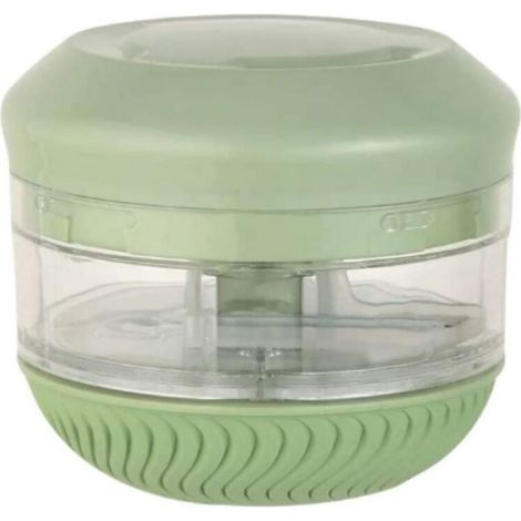 Mini hachoir manuel, hachoir et coupe-légumes portatif et durable, idéal pour hacher légumes, fruits, oignons, ail, salades, salades de café et purées de fruits.