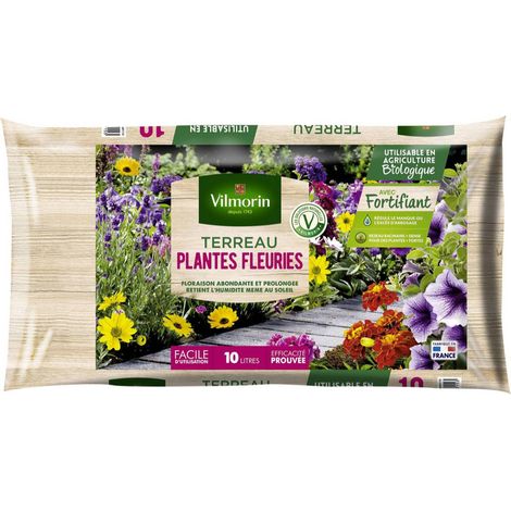 Terreau Plantes Fleuries 10L (1/2)