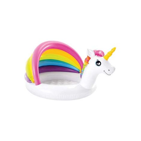 PISCINA GONFIABILE UNICORNO 13 ANNI  ø cm.127x102x69  peso kg.1,75 (57113)    INTEX