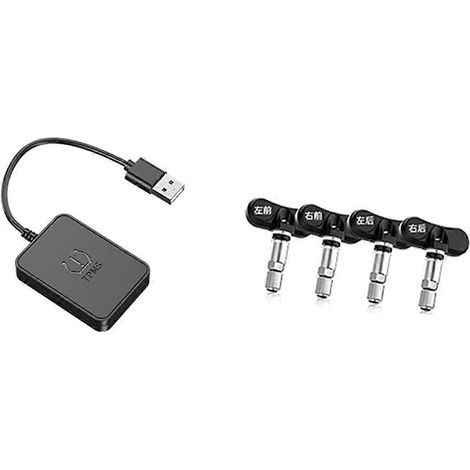 Système de surveillance de la pression des pneus (TPMS) avec capteur interne de roue de secours et port USB (1/5)