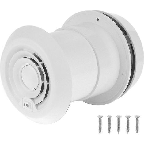 Ventilateur de plafond pour camping-car avec grille de ventilation et alimentation 12V. (1/5)