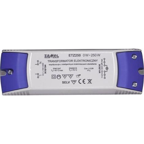 Trasformatore elettronico Zamel ETZ-250 bianco 210W