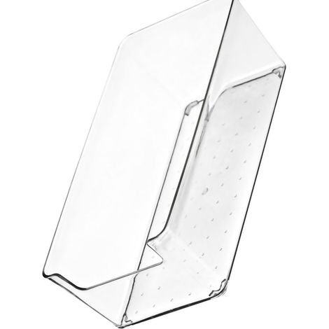 Schubladen-Organizer-Einsätze, robuste, transparente Aufbewahrungsbox aus Kunststoff für Küchenschubladen, kleine rechteckige Box (1/4)