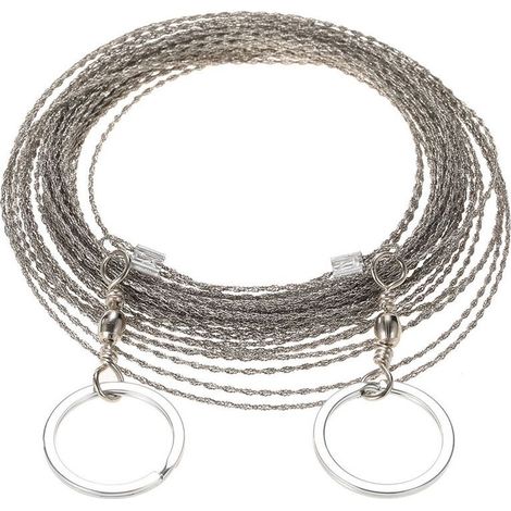 Scie A Fil Exterieure De 10 Metres De Long, Cable De Survie Pour Scie A Fil, Fil De Scie A Chaine, Ensoleillé (1/5)