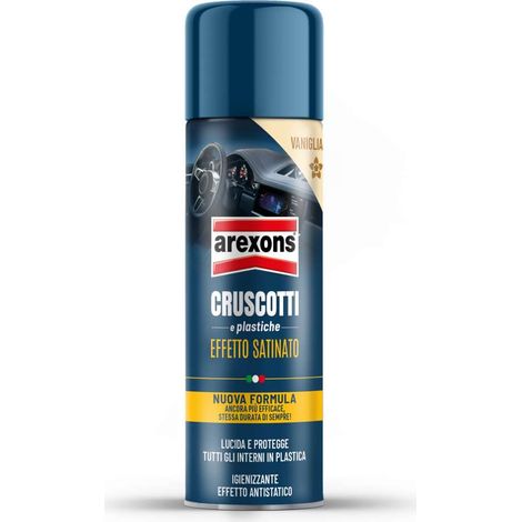 Arexons Cruscotti Satinati 400ml Vaniglia - Pulitore per Plastica Satinato (1/4)