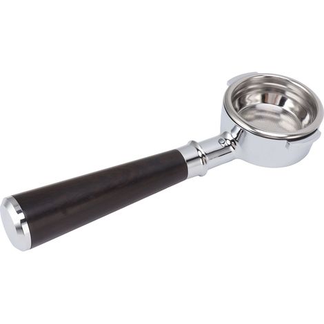 Bodenloser 58-mm-Siebträger aus Aluminiumlegierung mit zwei Griffen und einem Filterkorb, sandelholzviolett (1/5)