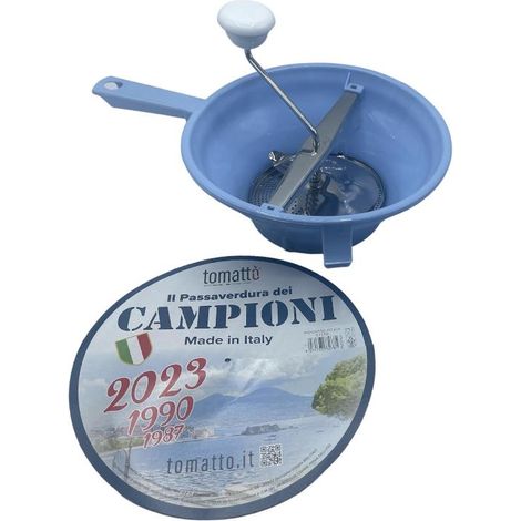 Passatutto Passaverdure Azzurro Limited Napoli Campione D'Italia 24 cm 3 Dischi (1/2)
