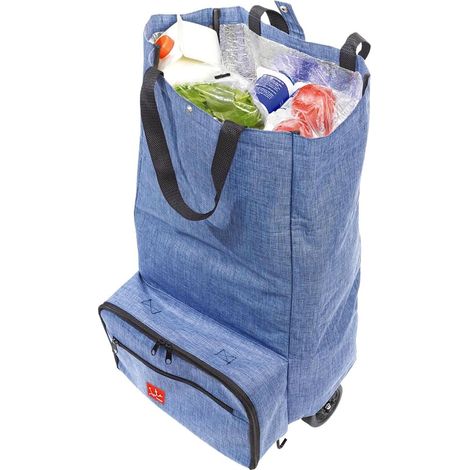 CARRO COMPRA TERMICO 2 RUEDAS 30L AZUL 994