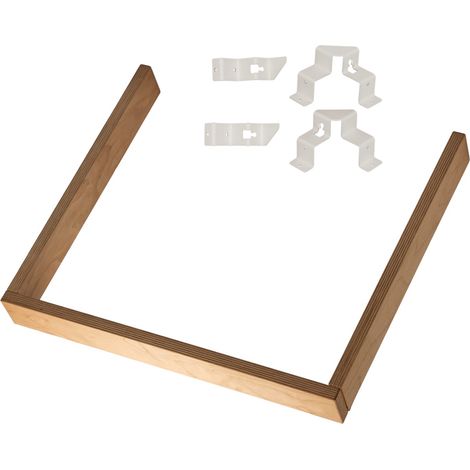 HUUM Core Wall Combi Safety Railing Schutzgeländer inkl. Halter in Weiß (1/5)