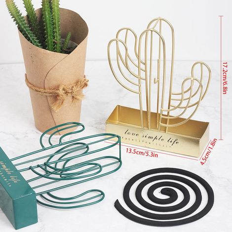 Support élégant pour serpentin anti-moustique, cadre décoratif pour spirale insecticide, adaptation à tous les styles de maison. (1/4)