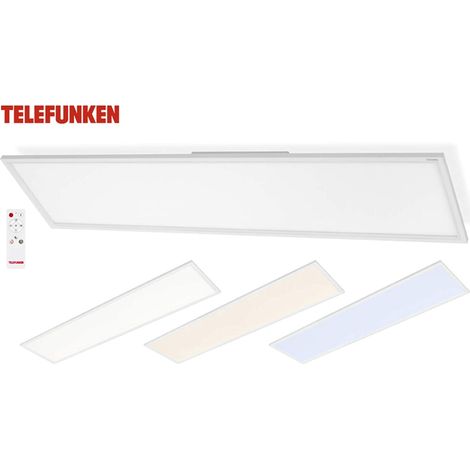 TELEFUNKEN - PANNELLO LED BIANCO 36 watt3600 lumen 119,5x29,5x5CM CON TELECOMANDO