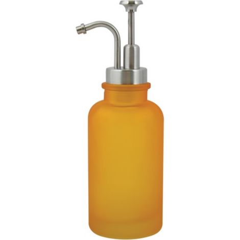 Distributeur de savon Verre YOKO Misty Jaune Spirella (1/2)