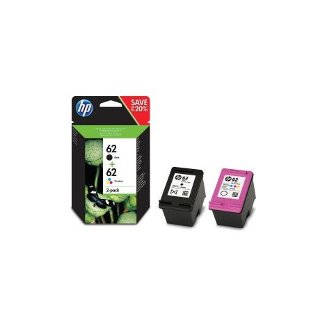 Cartucho de Tinta Original HP nº62 Multipack/ Negro/ Tricolor