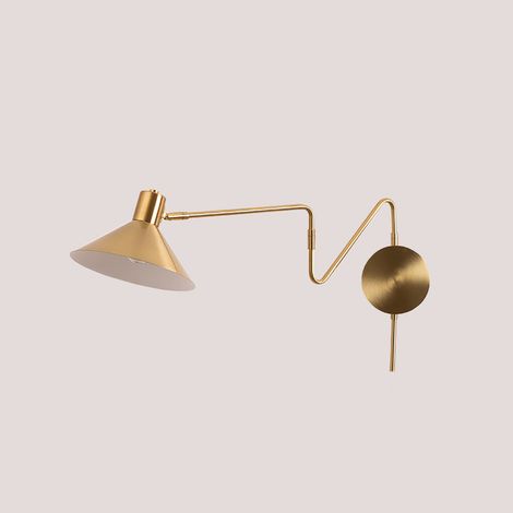 SKLUM Metallische Wandleuchte Lizz Gold