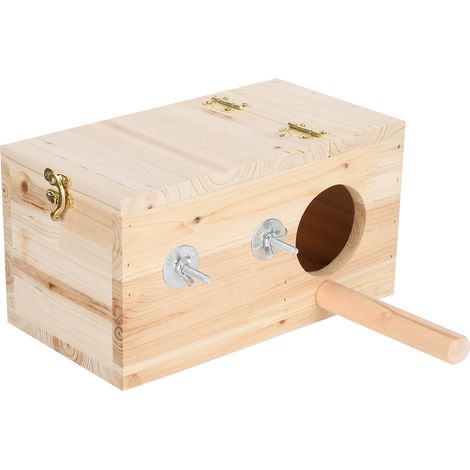 Nichoir en bois pour oiseaux, cage incubatrice, accessoires pour animaux de compagnie (1/5)
