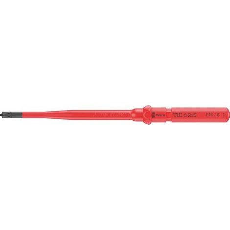 Wera Kraftform Kompakt VDE 62 iS PH/S  1 x 157 mm TIE Elektriker Plus/Minus Wechselklinge 1 mm (1/2)