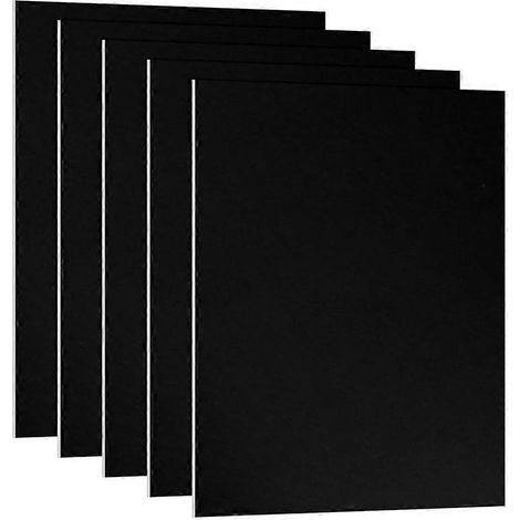 Eloxiertes Aluminiumblech 7 x 5 x 1/32 Zoll, 0,8 mm dick, für Lasergravur und Basteldekoration. (1/5)