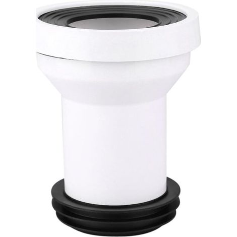Adaptateur de tuyau d'évacuation de toilettes, installation de tuyau d'évacuation d'égout de toilettes en plastique, raccord d'étanchéité, pièce de connexion pour toilettes de salle de bains (1/4)