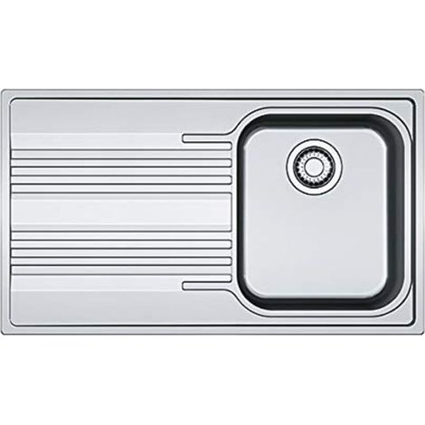 Franke Smart SRX 611-86. Tipo di lavello: Lavello montato su piano, Forma del lavandino: Rettangolare, Colore del prodotto: Acciaio inox. Larghezza: 860 mm, Profondità: 500 mm, Largh... - 101.0356.801 (1/2)
