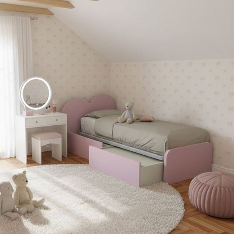 Letto singolo a cuore 80x190 con cassetti - Cipriaf3c4ff