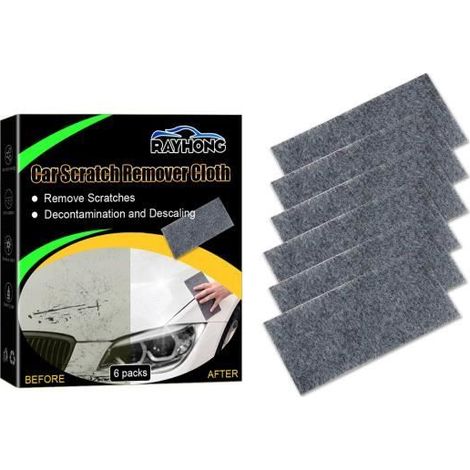 Nano Sparkle Cloth Car Scratch Remover, Nano Sparkle Cloth for Car Scratches, Magic Car Scratch Remover Cloth for Car Scratch, 6pcs (1/4)