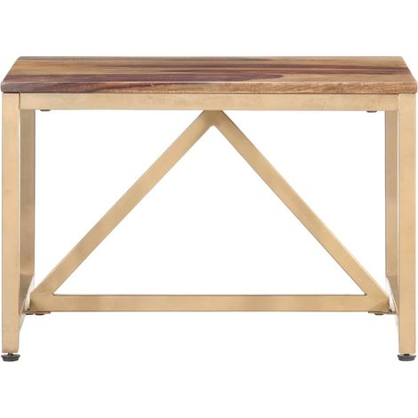 Maison Exclusive - Beistelltisch 60x60x40 cm Massivholz (1/5)