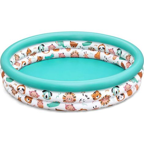 Piscine Gonflable pour Enfants,Piscine Gonflable Ronde Pataugeoire,Piscine Gonflable Bebe,Petite Piscine Gonflable,Pataugeoires pour Enfants,122x25CM (1/5)