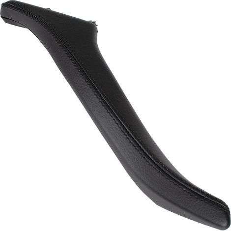 Poignée de porte intérieure en cuir noir pour BMW Série 5 F10 F11 (2009-2017), avant/arrière droite. (1/5)