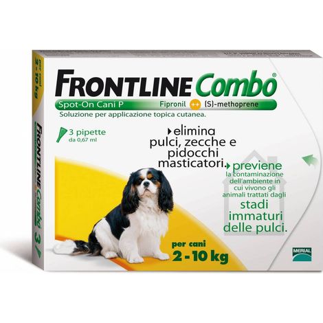 FRONTLINE COMBO 02-10 KG CANI PICCOLI 3 PIPETTE