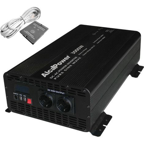 Inverter Sinusoidale Pura 3000W Inp. 24V Out 230V LCD