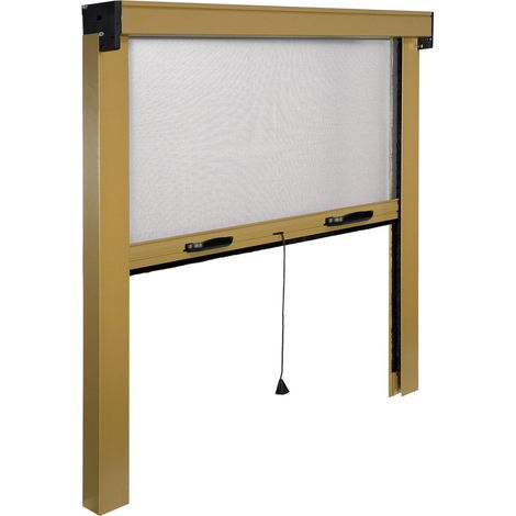 ZANZARIERA VERTICALE IN KIT col. Bronzo cm.140x250