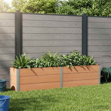 Teenpull – Hochbeet Braun 250 x 50 x 54 cm (1/5)
