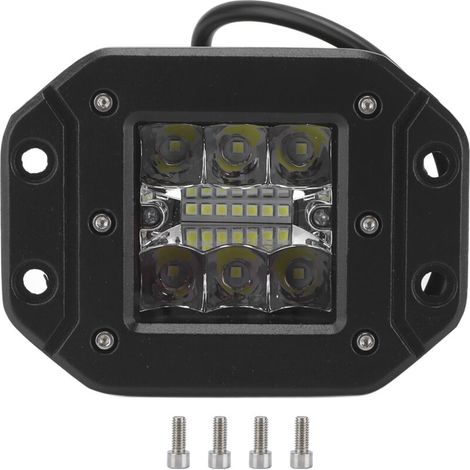 Crezuo 5 Zoll 42W LED-Arbeitsscheinwerfer IP67 4D-Linse Universal-Nebelscheinwerfer-Kombination für UTV ATV