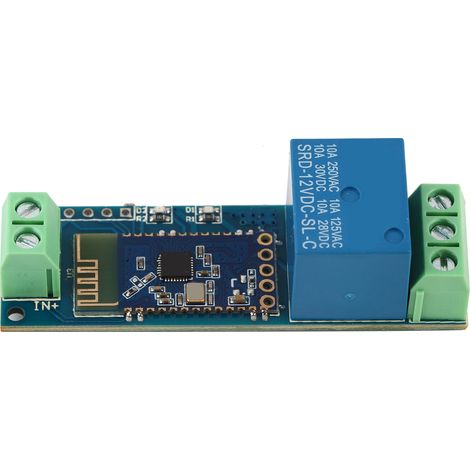 Module relais Bluetooth 12V pour téléphone Android, interrupteur de commande à distance intelligent, composant de commutation (1/5)