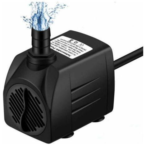 1500 l/h Aquariumpumpe, Teichpumpe, Mini-Wasserpumpe, beständig gegen Trockenbrennen (36 Stunden), kleine Tauchpumpe für Aquarium, Teich, Brunnen, Garten, kein Lärm, Kabel 1. (1/5)