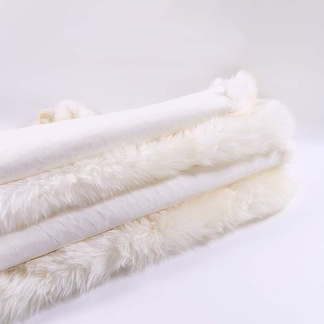 Coussin de siège rond en peau de mouton naturelle, coussin de chaise mignon en pure laine poilue, coussin de luxe antidérapant en cuir de mouton, coussin de siège de voiture de bureau, confort de cond (1/3)