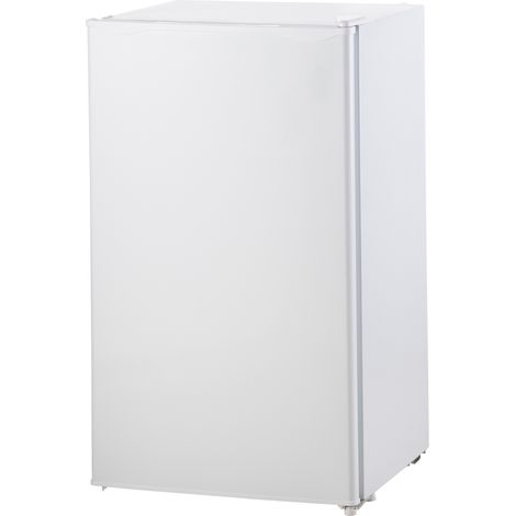 Petit réfrigérateur réversible à une porte de 91 L avec congélateur et température réglable, blanc