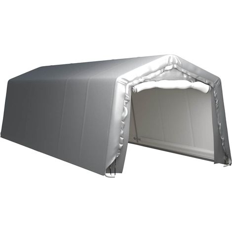 Carpa de almacenamiento acero gris 300x900 cm