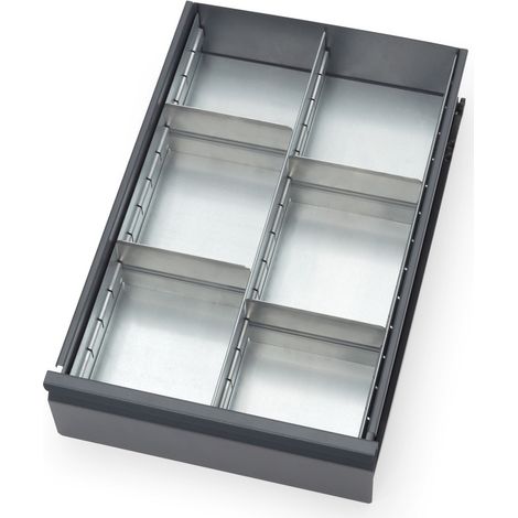 fetra Schubladen-Einteilungs-Set, für 1 Schublade von Stahlblech-Werkstattwagen (1/2)